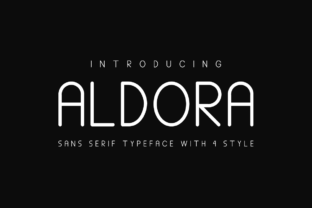 Aaldora: A Futuristic Serif Font