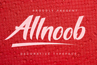 Allnoob Font Review: A Charming Script for Campaign Design