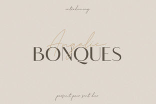 Angelic Bonques Trio: A Font for Elegant Web Design