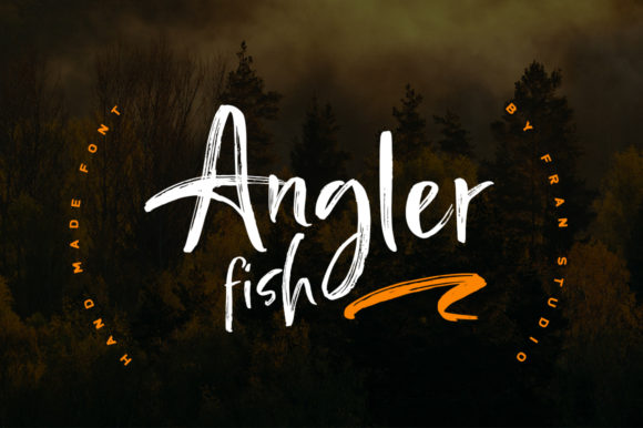 Angler Fish Font: A Handwritten Typeface for Editorial Design
