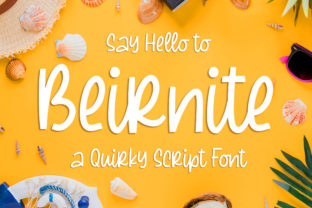 Beirnite: A Quirky Script Font for Modern Web Design