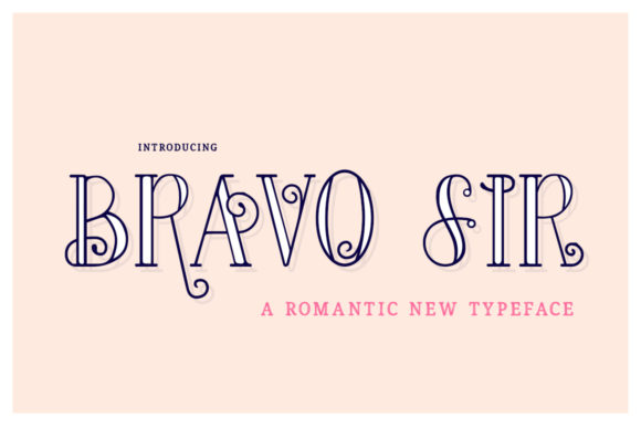 Bravo Sir Family: Elegant Serif Font