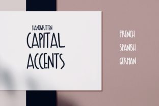 Capital Accents: A Handwritten Sans Serif