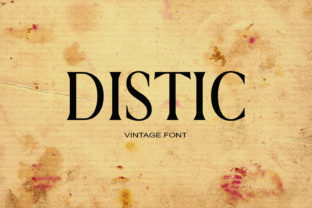 Distic: A Timeless Serif Font for Business Branding