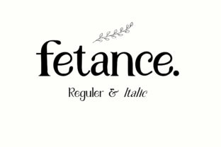 Fetance: A Stylish Font for Business