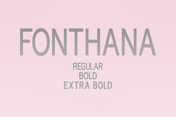 Fonthana: A Modern Sans Serif Font