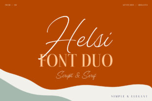 Helsi: A Refined Script Typeface for Editorial Elegance