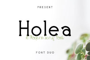 Holea: A Luxurious Serif for Creative Projects