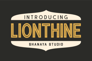 Lionthine: A Classy Sans Serif Font