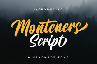 Monteners Font: The Perfect Script for Handmade Brands