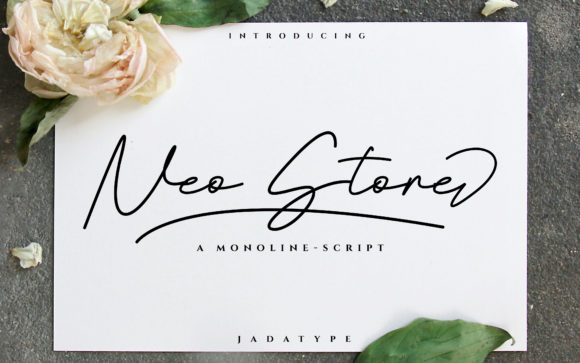 Neo Stone Font: Elevate Your Brand with Elegant Handwritten Style