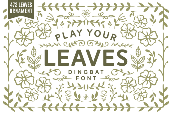 Play Your Leaves: A Font That Grows Your Brand Identity