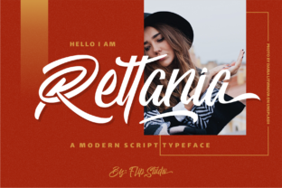 Rettania: A Bold Script for Modern Brand Identity