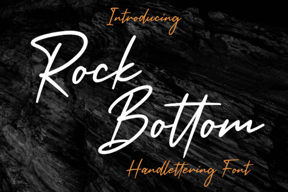 Rock Bottom Font: A Timeless Script for Editorial Design