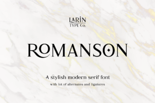Romanson: A Serif Font for Elegant Design