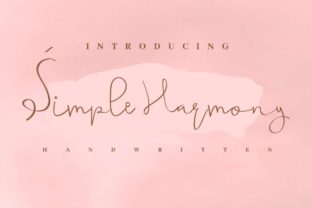 Simple Harmony: A Script Font for Authentic Branding