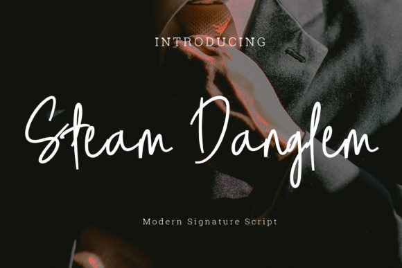 Steam Danglem: A Handwritten Typeface for Modern Web Design