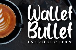 Wallet Bullet: A Bold Script for Modern Brand Identity